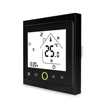 WiFi Termostat Temperatur Controller LCD-berøringsskærmen til El-Varme-Værker med Alexa, Google Startside 16A