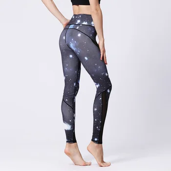 2020 Nye Stil Mode Hot Kvinder, Høj Talje Yoga Fitness Bukser Fitness Sport Patchwork Jogging Leggings Yoga Pants Print
