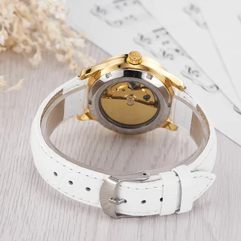 Top Salg OYW Kvindelige Automatisk Mekanisk Ur Læder Band Watch Mode Kvinde Armbåndsur Dress Watch Business Lady Reloj Mujer