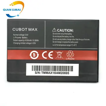 1stk Høj Kvalitet Ny Original CUBOT MAX Batteri til CUBOT ANTAL Mobiltelefon på lager + Track Kode