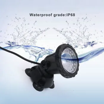12V LED Undervands Lys Vandtæt IP68 RGB Lampe Spot Lys til Haven Springvand Dam Vand Akvarium, Akvarium Swiming Pool