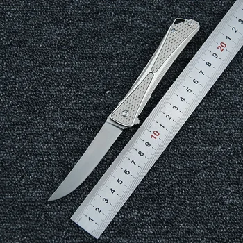 LEMIFSHE OEM-7530 folde kniv bærende AUS-8 blade 6061 aluminium håndtag udendørs camping jagt bærbare EDC værktøj