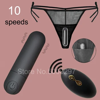 10 Hastigheder Vibrerende Æg Vibrator Dildo USB-Genopladelige Mini Bullet Massageapparat Fjernbetjening G-spot Stimulator Sex Legetøj Til Kvinder