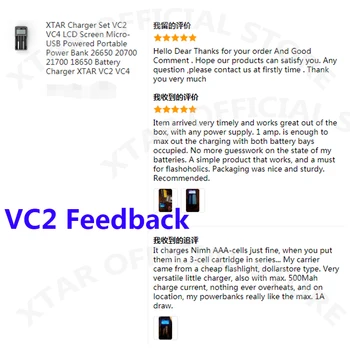 XTAR VC2S Oplader LCD-VC2 S 18650 Batteri Oplader, USB-Power Bank Li-ion-Batterier 20700 21700 18650 Opladere XTAR VC2 Oplader