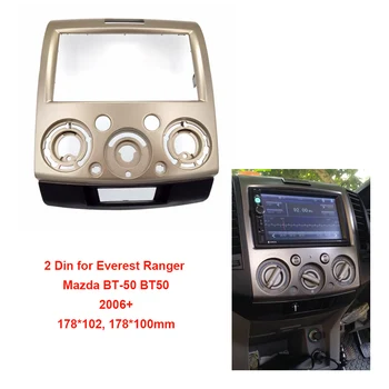 Passer Til Ford Everest Ranger Mazda BT-50 BT50 2-Din DVD-Radio Fascia Stereo Ramme Panel Dash Mount Installation Trim-Kit Bezel
