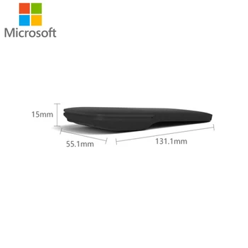 Microsoft Arc Touch Folde Bluetooth Mus Overflade Arc Blueshin Teknologi Kreative Touch Mouse Sammenklappelig Mus Bluetooth-Bærbar Computer