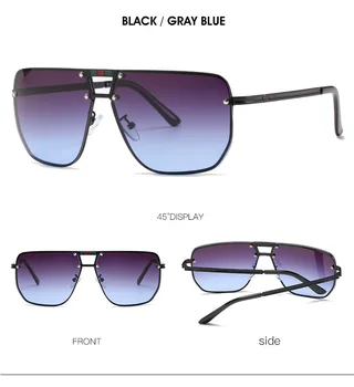 2020 Nye Luksus Mærke Retro Mænd ' s Rammeløse Solbriller Udendørs Kvinder Mode luftfart Solbriller UV400 Oculos De Sol