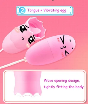 GALAKU Vibrerende Æg Sex Legetøj til Kvinder Oralsex Slikning Tungen Vibrerende Kvindelige Brystvorte Suger Klitoris Stimulat vibrerende æg