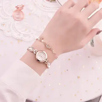 2020 Luksus Mærke Rose Guld Armbånd Ure, Kvinder, Damer Crystal Elegant Kjole Mekaniske Armbåndsure Relogio Feminino