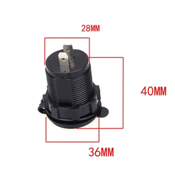 12-24V USB-Cigarettænder Oplader for Motorcykel-Auto Truck ATV Båd LED Bil 4.2 En Dual USB Oplader Power Adapter til Stikkontakt Power