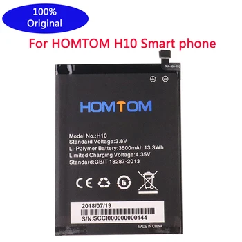 Ny, Original Høj Kvalitet Til homtom h10 Batteri 3500 mAh for HOMTOM H10 Smart Telefon Batteria