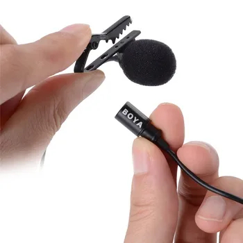 BOYA AF LM10 Clip-on Lavalier Mikrofon Retningsuafhængig til iPhone 6 6plus 5 4S 4,for Sumsang GALAXY s6 LG G3 HTC one