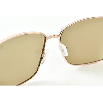 Nye solbriller glas linse kvalitet solbriller ridsefast slid-resistente mode solbriller til mænd stel af metal solbriller