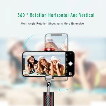 Mini Bluetooth-Selvudløser Stick Enkelt Benet Stativ Integreret Aftagelig Stativ Til IPhone Og Android-Selvudløser Stick Selfie Monopod