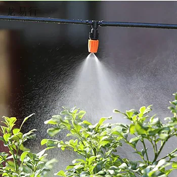 5-50 M havevanding Drop Mikro Kunstvanding sprøjtetåge Dyse Kit sæt sprinklere system 4/7mm rør plante Vand irrigazione
