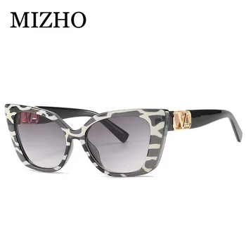 MIZHO 2021 Nye Mode Brand Designer Solbriller Kvinder Cat Eye Kvalitet Billige Solbriller mine damer Vintage Kvindelige Gradient