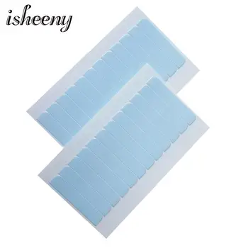 Isheeny 10stk Dobbelt-Side Klæbende Tape Faner For Lace Wig/Lukning/Tape Hair Økologiske Super Stick Problemfri Udskiftning Tape