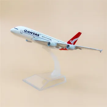 16cm Luft QANTAS Ånden I Australien A380 Legeret Metal Fly Model Airlines Fly Model Airbus 380 Airways Stå Model Fly