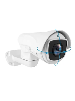 UniLook 5MP Bullet POE PTZ IP-Kamera 10x Optisk Zoom Kamera CCTV Sikkerhed Kamera Udendørs Vindtæt IR-80m ONVIF H. 265