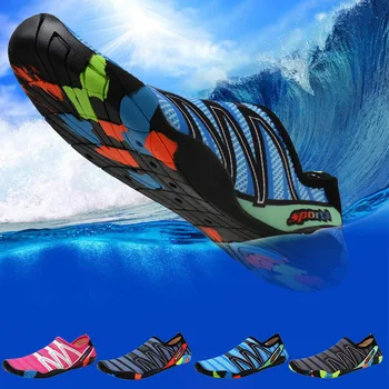 Unisex Beach Water Sko Quick-Tørring Svømning Aqua Sko Seaside Tøfler Surf Opstrøms Lys, Vand Sport Sko Sneakers 2020