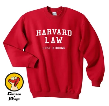 Harvard Law Bare for Sjov Funny Cool Tumblr Sjove Top Crewneck Sweatshirt Unisex Flere Farver XS - 2XL
