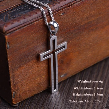 BALMORA 925 Sterling Sølv Enkelt Kors Vedhæng til Kvinder, Mænd Elsker Mode Christian Smykker Tilbehør Uden Kæde