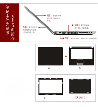 Carbon fiber Læder Laptop Decal Sticker Skin Cover Beskytter til Lenovo ThinkPad X1 Ekstreme 1. Gen 15.6