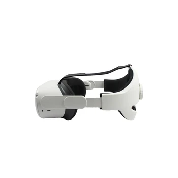 Non-slip Hovedbøjle Svamp Måtter Fastsættelse Rem Justerbar Hoved Rem VR Hjelm Bælte til -Oculus Quest 2 VR Headset Tilbehør