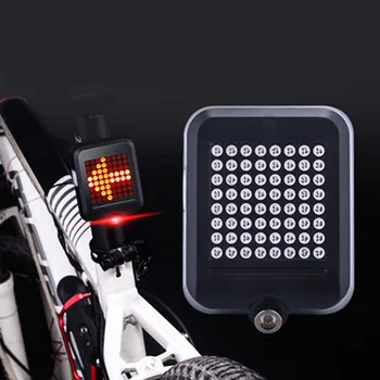 64 LED USB Cykel Auto Lys Indikator Retning baglygte Sikkerhed Advarsel Lys Til Udendørs Cykling Ny