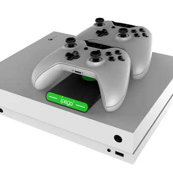 Wireless Gamepad Oplader til XBOX / ONE X / ONE S Spil Controller Dual Gamepads Opladning Smart Oplader med LED Lys