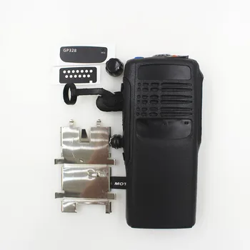 15PCS GP340 Boliger Tilfælde Forsiden Shell Overflade+ Dust Cover+ Knappen For Motorola To-Vejs Radio