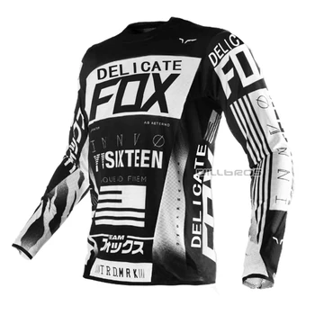 Delikat Fox 360 Flight Mænds Jersey Mountainbike-MTB DH MX Dirtbike, ATV Offroad-Racing langærmet T-shirt