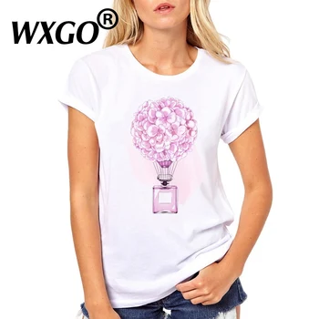 2020 Kvinder T-shirts Kærlighed Blomst Mode Trykt Toppe Tee Sommeren Kvindelige T-shirt med Korte Ærmer Hot T-shirt Til Kvinder Tøj tees