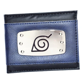 Anime Naruto Tegnebog af Høj Kvalitet på Kort Pung med Mønt Lomme