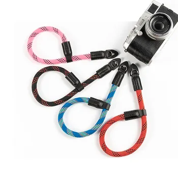 Klatring reb kamera armbånd micro enkelt kamera håndrem Greb SLR håndledsrem for Sony Leica Fuji-Digital micro-SLR kamera