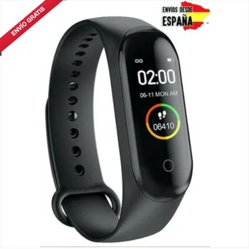 Smart armbånd sport fitness smartband sort pulsometer M4 iOS Android Smart Tracker M4 Smart Ur Band Skærm