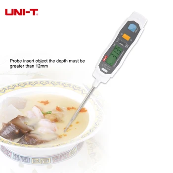 ENHED Digital Probe Ovn Termometer A61 LED Indikation Vand og Olie Temperatur Måler For Fødevarer, Køkken, BBQ