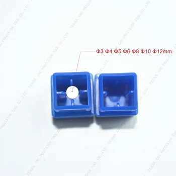 100pcs-Gratis fragt cnc massive hårdmetal endefræsere plastik boks,kasse fræseren boks,gennemsigtig wolfram stål kniv PP box