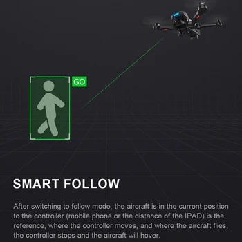 Nye CG033 Børsteløs RC FPV Quadcopter, Med 4K HD-WIFI Kamera Gimbal Sammenklappelig GPS-Drone RTF Børns Gave