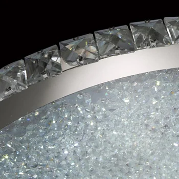 Gratis forsendelse Mode Luksus runde led krystal loftslampe Ultratynde 6cm til stuen