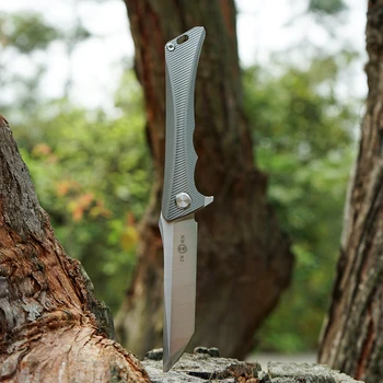 TWOSUN knive m390 blade folde Lomme kniv Kniv kniv camping jagt udendørs redskab til overlevelse EDC TC4 Titanium Hurtigt Åbne TS59