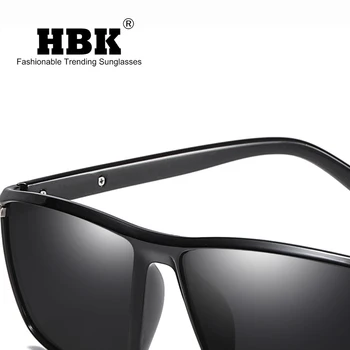 HBK 2019 Nye Polariseret Square Solbriller Mænd Mode Mandlige Briller solbriller Rejse Oculos Gafas De Sol 2019 Solbriller PM0155