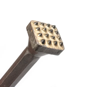 Alloy Point Groove Gouge Flat Round Electric Flower Hammer Drill Bit Stone Slab/Bridge/Wall/Cement Pavement Chisel