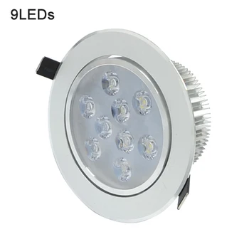 9W 15W 21W-27W 36W-45W AC85V-265V 110V 220V LED Forsænket Loft Downlight LED Spot Light Led Loft Ned Lampe