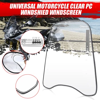2 mm/3 mm tyk Universal Motorcykel Vind Kolde Deflektor Klart og Gennemsigtigt PC Plade Scooter Forrude Forrude-Vind Aflede