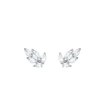 Fashion Smykker i Høj Kvalitet SWA1:1, Charme Enkel Perle Blad Crystal Apple Form Halskæde Romantisk Gave Til Kæreste