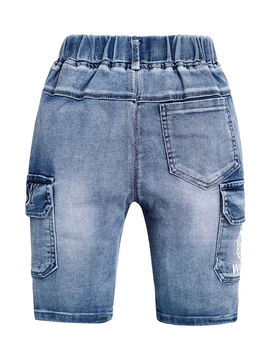1-5T Sommer Baby Drenge Shorts Blød Elastisk Denim Beskåret Bukser, drenge, af denim, korte bukser kids tøj til Børn tøj