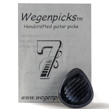 Wegenpicks 7 Pick, 7mm version af Gypsyjazzpick Guitar Pick, 1 Stykke