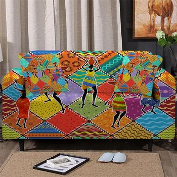 Afrika Serie 3D Digital Udskrivning Elastisk Universal Sofa Dække Alle formål, Non-slip Sofa Pude Dække støvtæt Sofa Dækning