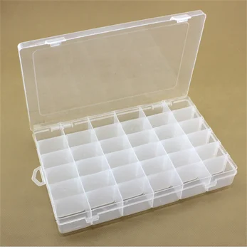 36 Grid Opbevaringsboks Justerbar Plastik Boks Makeup Organizer Storage Container Tilfælde Kosmetiske Gøre Op Arrangør Smykkeskrin